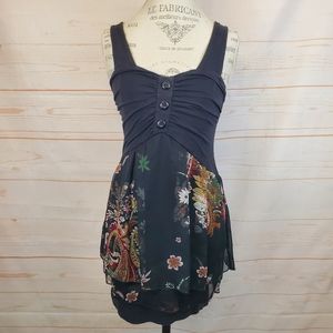 Decoded Button strap dress